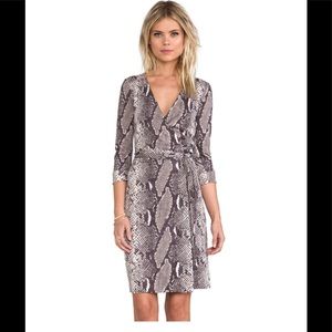 Diane von Furstenberg Julian Silk Midi Wrap Dress